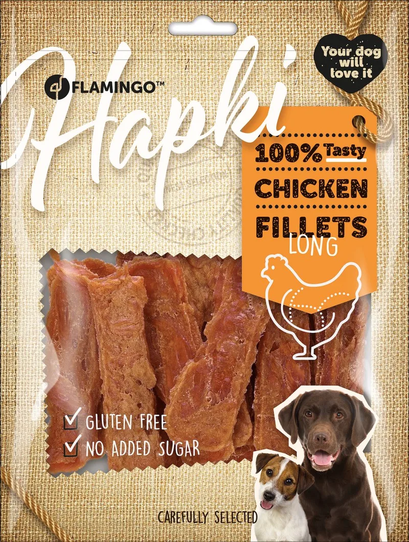 Hapki Hähnchenfilets Hundesnack 400g von Flamingo – Produktfoto