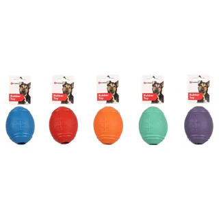 Hondenspeelgoed American Football - 10 x 7 x 7 cm by Flamingo in Orange – product photo 3 of 4