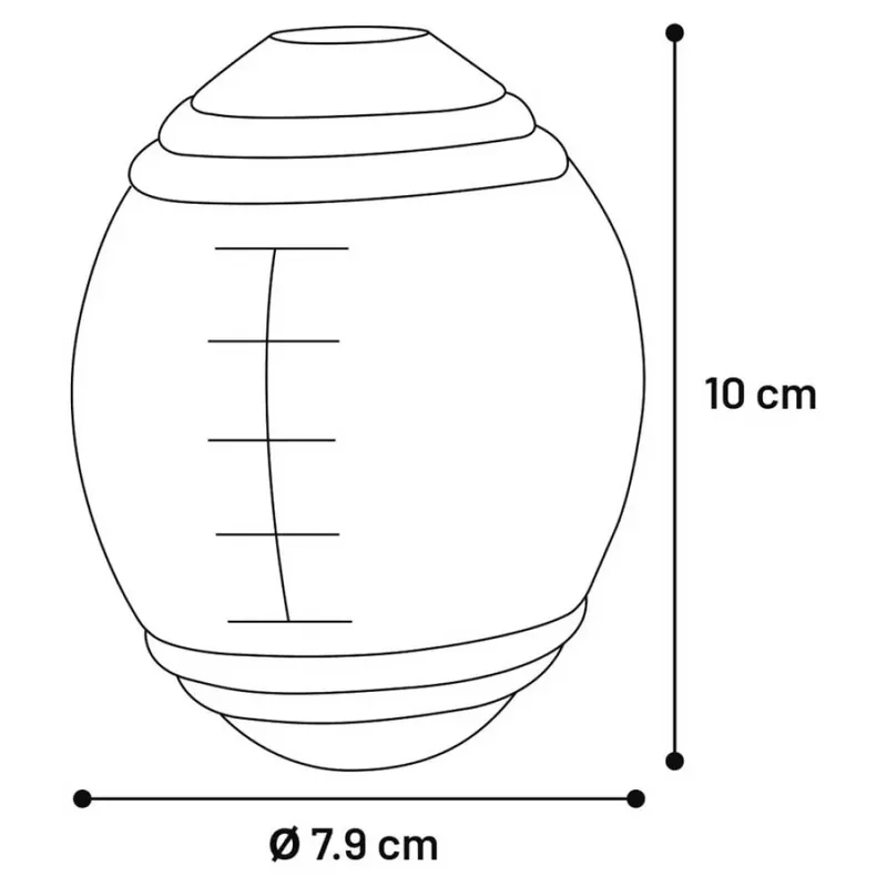 Hondenspeelgoed American Football - 10 x 7 x 7 cm by Flamingo in Orange – product photo 4 of 4