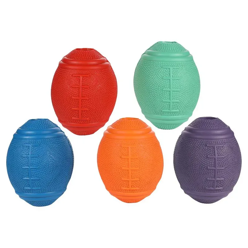 Hondenspeelgoed American Football - 10 x 7 x 7 cm by Flamingo in Orange – product photo 2 of 4