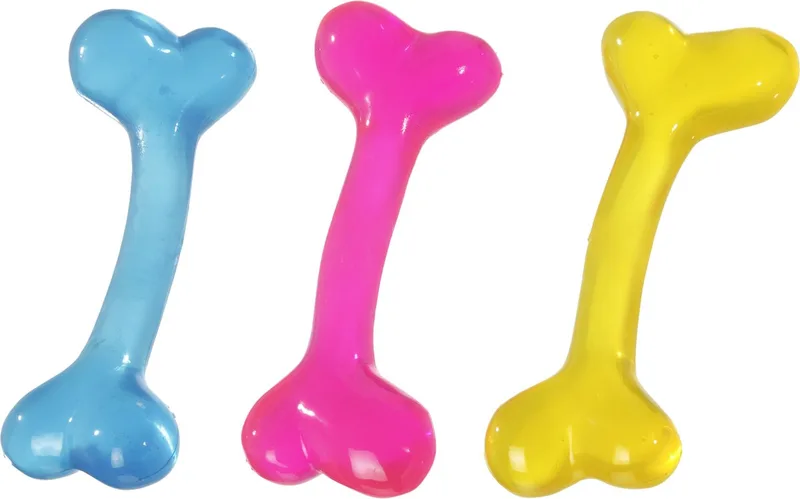 Hondenspeelgoed Botten - 20 x 7.5 x 4 cm van Flamingo in Geel – productfoto