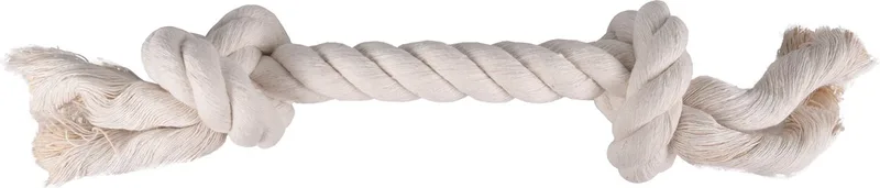 Hondenspeelgoed Cotton Flos Jack met 2 Knopen - Wit - 20 x 5 x 5 cm by Flamingo in White – product photo