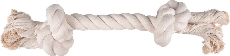 Hondenspeelgoed Cotton Flos Jack met 2 Knopen - Wit - XL - 32 x 8 x 9 cm de Flamingo en Blanc – photo produit