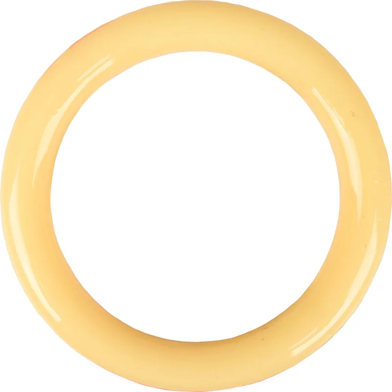 Hondenspeelgoed Dental ring - 14 x 14 x 2 cm de Flamingo en Jaune – photo produit