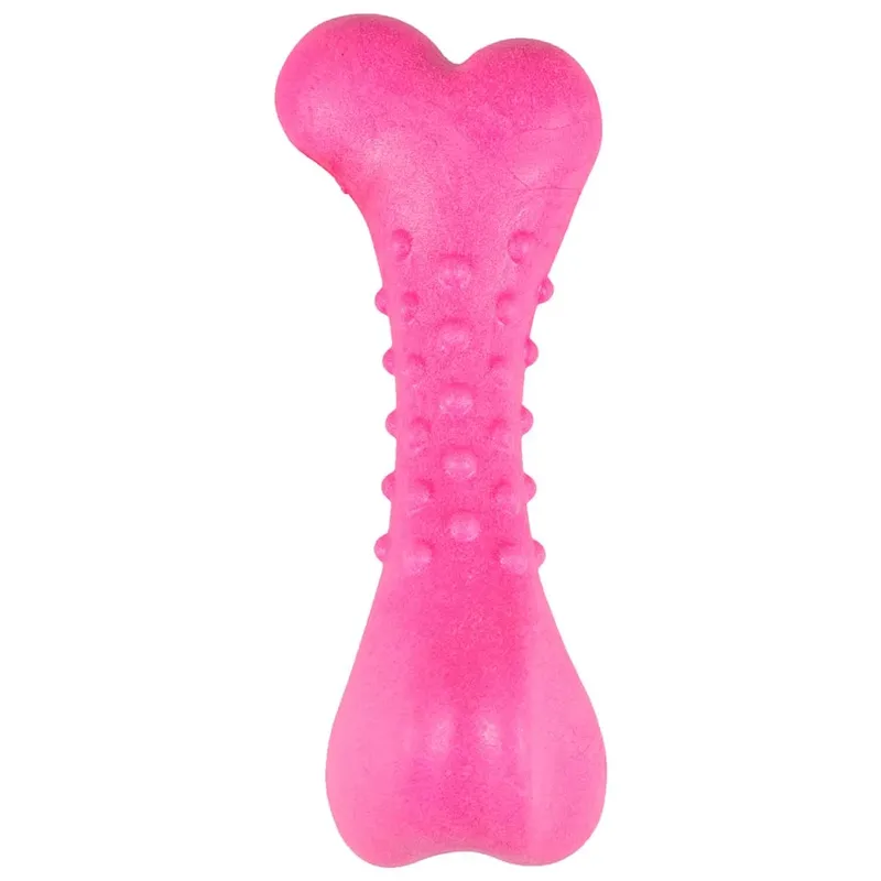 Hondenspeelgoed Dina Bot Framboos - 13 x 5 x 5 cm de Flamingo en Rose – photo produit 2 sur 4