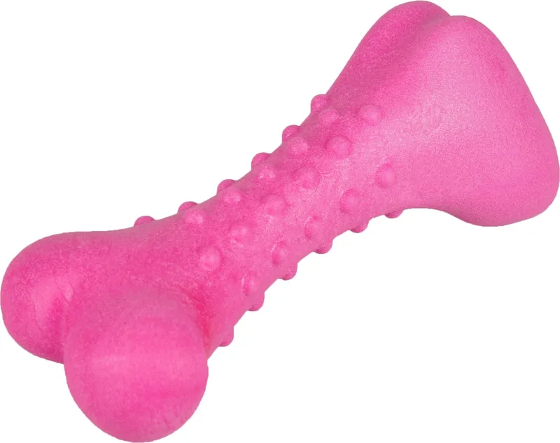 Hondenspeelgoed Dina Bot Framboos - 13 x 5 x 5 cm de Flamingo en Rose – photo produit 1 sur 4