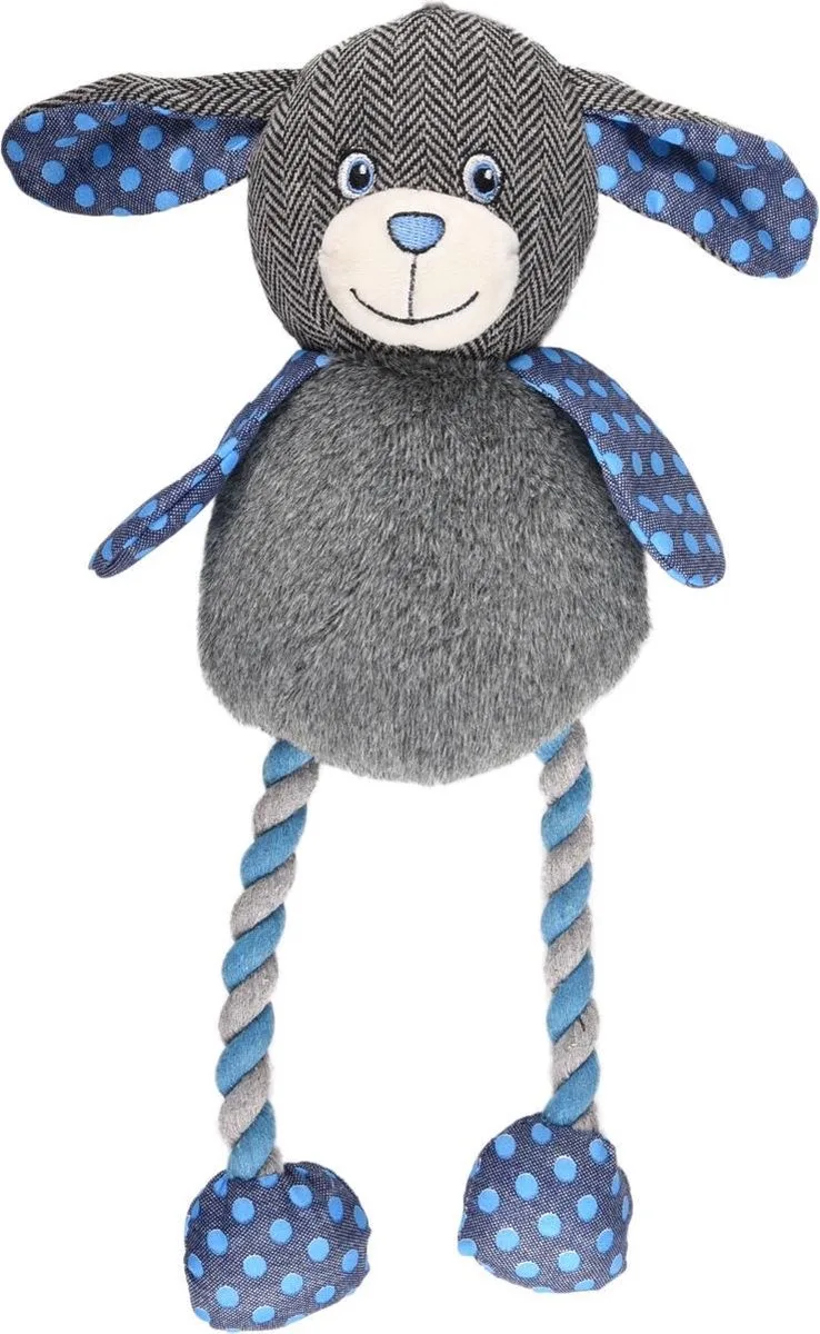 Hondenspeelgoed Dotties hond - 11 x 7 x 34 cm by Flamingo in Blue – product photo