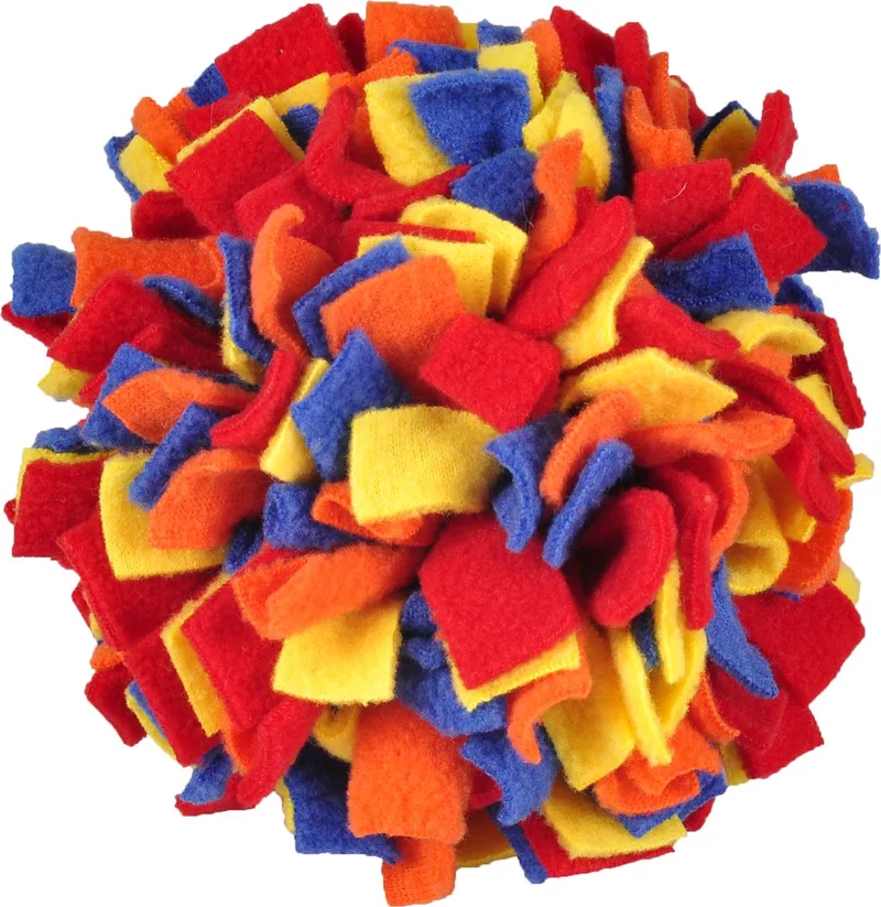 Hondenspeelgoed Fleece Bal - Div. Kleuren - 10 cm by Flamingo in Div. Kleuren – product photo