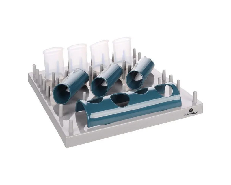 Hondenspeelgoed – Fumbo interactief speeltje – Flamingo hondenspeelgoed – hondensnacks – hondensnoepjes – 29,5 x 29,5 x 9,5 cm by Flamingo in Grey – product photo 2 of 5