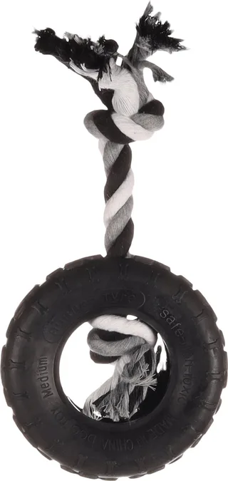 Hondenspeelgoed Gladiator touw - 15 x 5 x 30 cm by Flamingo in Black – product photo 1 of 3
