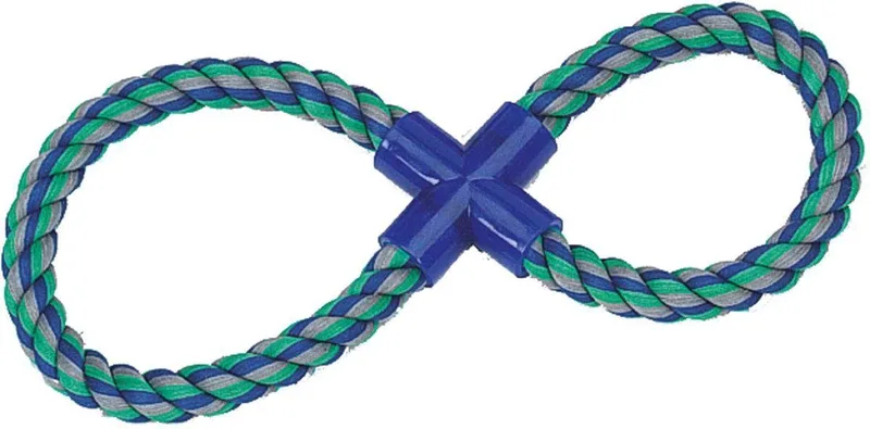 Hondenspeelgoed Jim 8 - 37 x 15 x 3.5 cm by Flamingo in Blue – product photo