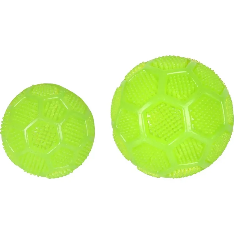 Hondenspeelgoed Krico Dental Squeaky Bal - 7 cm by Flamingo in Green – product photo 2 of 4