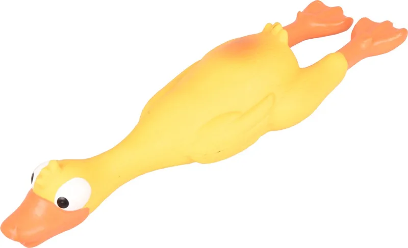 Hondenspeelgoed Latex anka - 24 x 6.5 x 4.5 cm by Flamingo in Yellow – product photo 1 of 3