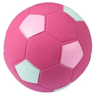 Hondenspeelgoed Latex Voetbal - Roze/Groen/Blauw de Flamingo en Rose – photo produit 3 sur 6