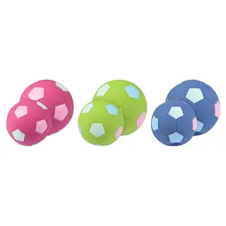 Hondenspeelgoed Latex Voetbal - Roze/Groen/Blauw de Flamingo en Rose – photo produit 2 sur 6