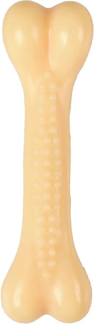 Hondenspeelgoed Nylon Boney Been Vanille - 19.5 x 5.5 x 5 cm von Flamingo in Creme – Produktfoto 1 von 2