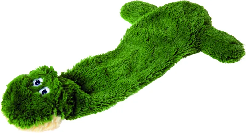 Hondenspeelgoed Pluche shaky kikker - 32 x 14 x 5 cm by Flamingo in Green – product photo