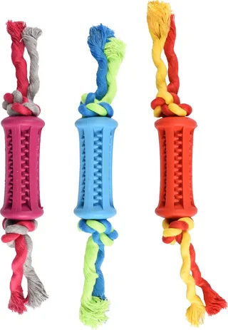 Jouet Pour Chien Waylen Roll Assorti de Flamingo en Rouge – photo produit 1 sur 5