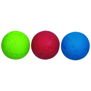 Hondenspeelgoed Rubber Bal Summer met Piep - 8 cm by Flamingo in Willekeurig – product photo 4 of 4