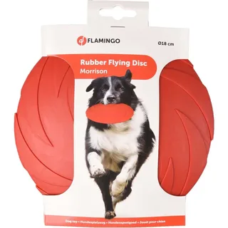 Hondenspeelgoed Rubber Morrison Frisbee - 18 x 18 x 2.5 cm by Flamingo in Blue – product photo 4 of 5