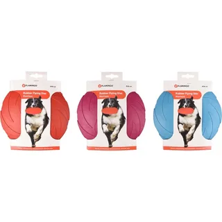 Hondenspeelgoed Rubber Morrison Frisbee - 18 x 18 x 2.5 cm by Flamingo in Blue – product photo 5 of 5