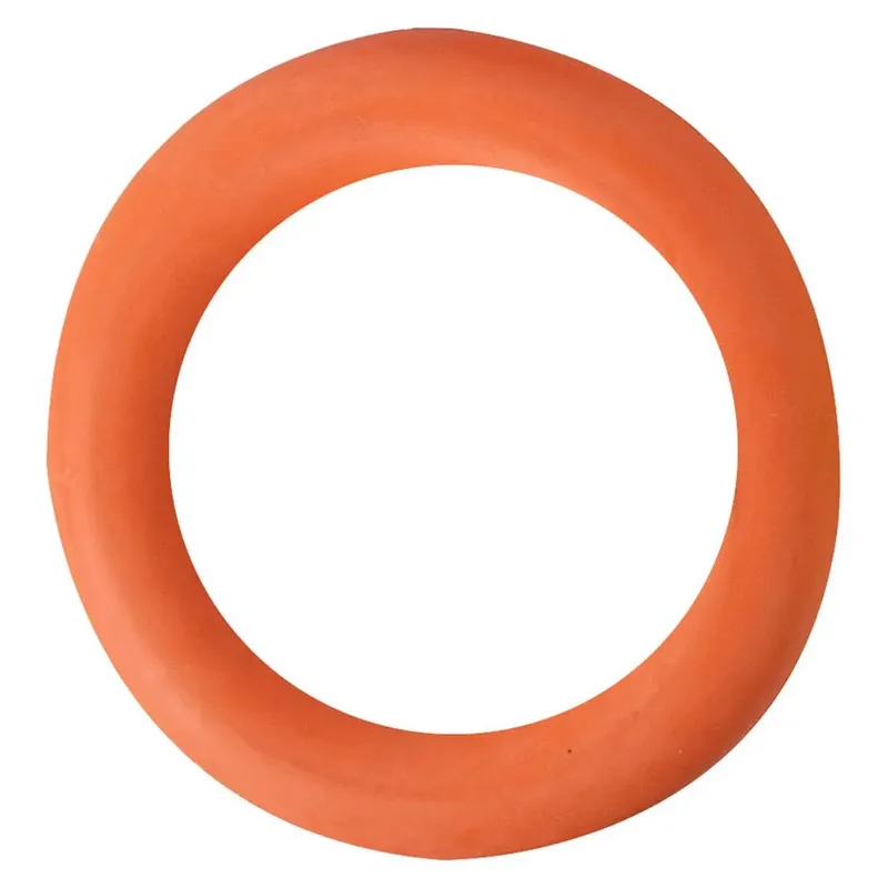 Hondenspeelgoed Rubber Ring - Roze/Blauw/Rood/Oranje/Geel/Paars - 15 cm by Flamingo in Pink – product photo 5 of 6