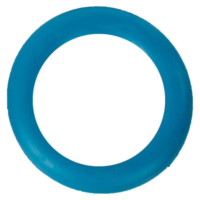 Hondenspeelgoed Rubber Ring - Roze/Blauw/Rood/Oranje/Geel/Paars - 15 cm by Flamingo in Pink – product photo 3 of 6
