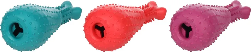 Hondenspeelgoed - Speelgoed Bonna Kippenbout Meerdere kleuren - 15,5 x 6 x 6cm - 1st de Flamingo – photo produit