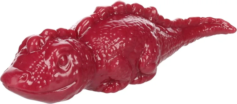 Hondenspeelgoed - Speelgoed Dilo Leguaan Bordeaux - 7,6 x 26,1 x 7cm - 1st de Flamingo – photo produit
