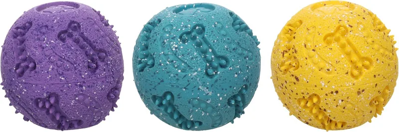 Jouet Pour Chien Freckles Ball Assorti de Flamingo – photo produit