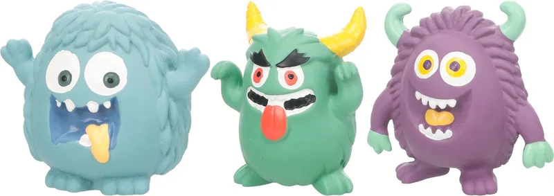 Hondenspeelgoed - Speelgoed Gargo Monster Meerdere uitvoeringen - 10,8 x 7,4 x 11,4cm - 1st by Flamingo – product photo