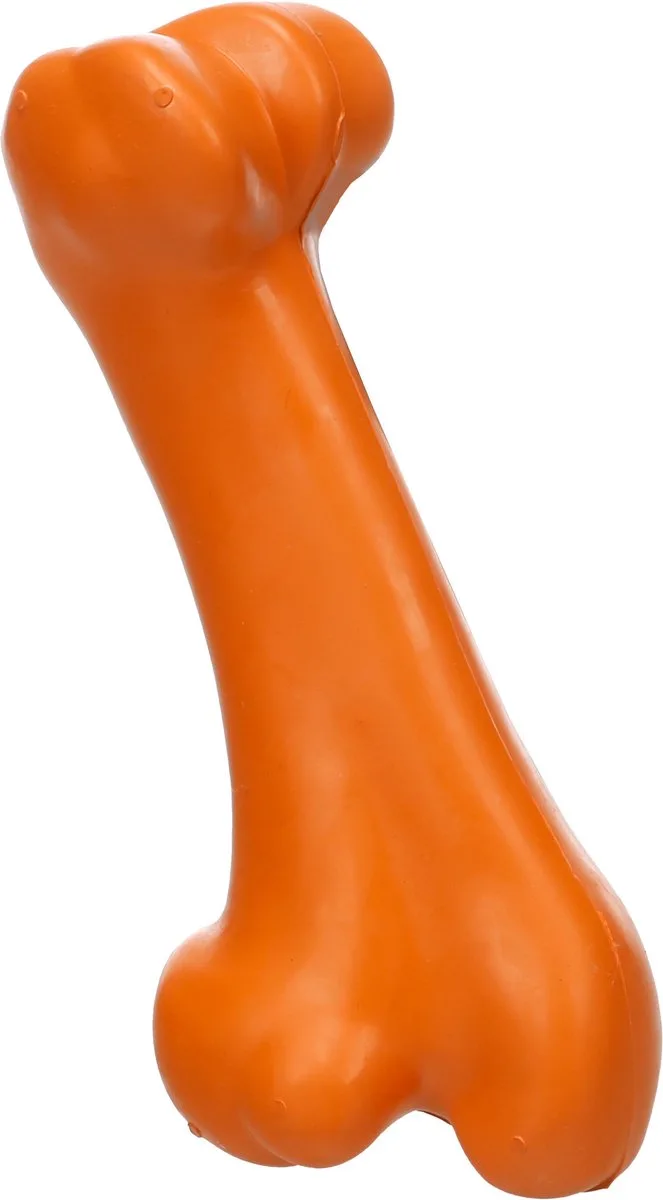Hondenspeelgoed - Speelgoed Gladiator Been Oranje - 22 x 9 x 7,5cm - 1st de Flamingo – photo produit