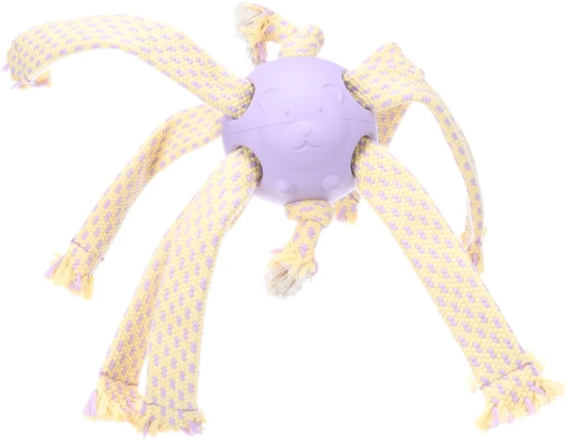 Hondenspeelgoed - Speelgoed Joanie Bal Octopus Paars - 46 x 16 x 11cm - 1st by Flamingo – product photo