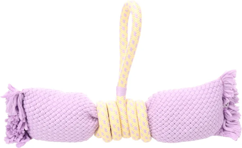 Hondenspeelgoed - Speelgoed Joanie Trektouw Twist Paars - 48 x 35,5 x 9,5cm - 1st von Flamingo – Produktfoto