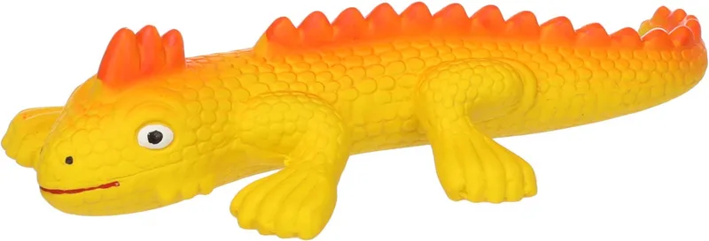 Hondenspeelgoed - Speelgoed Kamo Hagedis Geel - 11,4 x 23 x 5cm - 1st fra Flamingo – produktbillede