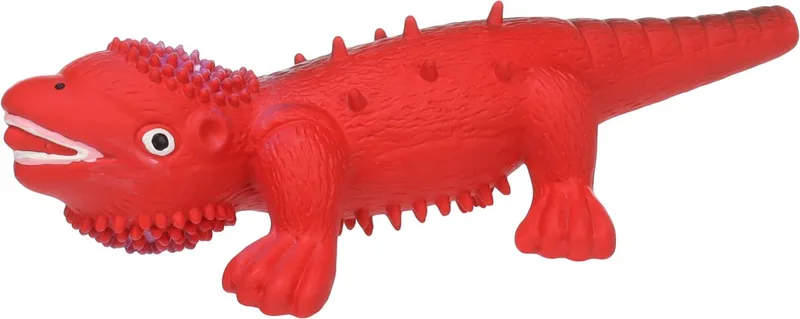 Hondenspeelgoed - Speelgoed Kemo Hagedis Rood - 10 x 23,3 x 6cm - 1st fra Flamingo – produktbillede