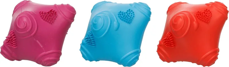 Hondenspeelgoed - Speelgoed Onvo Bal Meerdere kleuren - 7,3 x 7,3 x 6,4cm - 1st by Flamingo – product photo