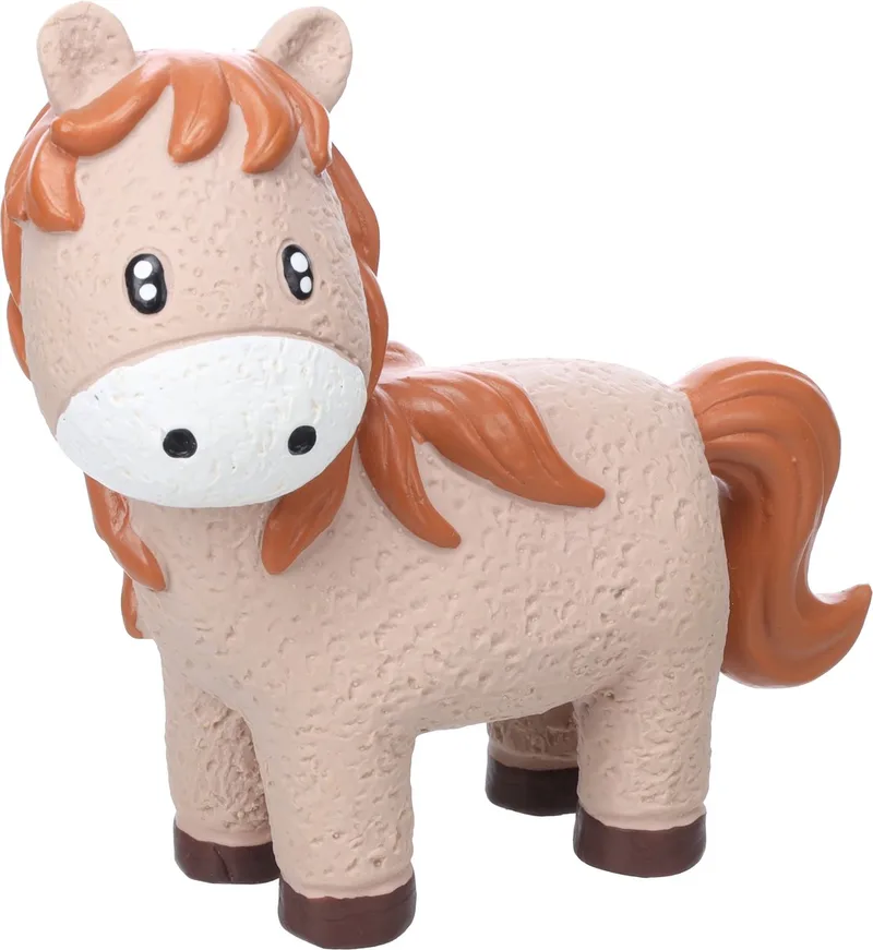 Hondenspeelgoed - Speelgoed Paano Paard Bruin - 14 x 5,5 x 13cm - 1st von Flamingo – Produktfoto