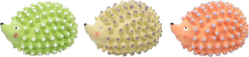 Hondenspeelgoed - Speelgoed Prikki Egel Meerdere kleuren - 8 x 10,6 x 6,1cm - 1st by Flamingo – product photo