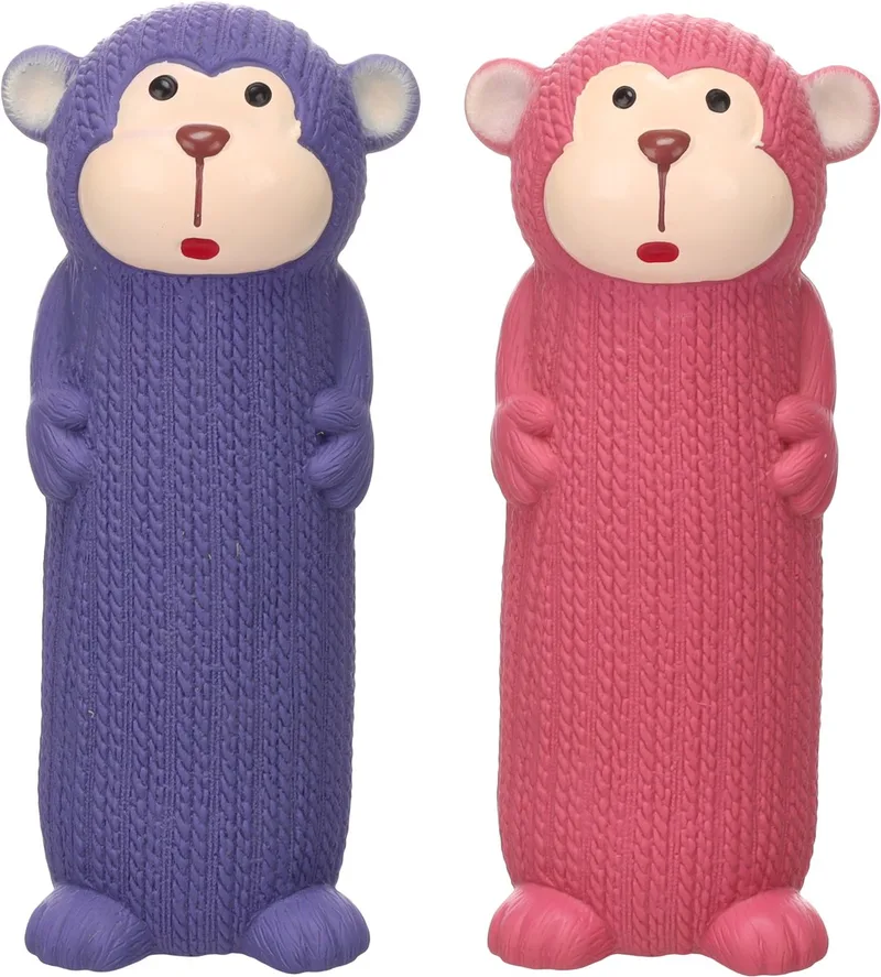 Jouet Pour Chien Reru Monkey Assorti de Flamingo – photo produit