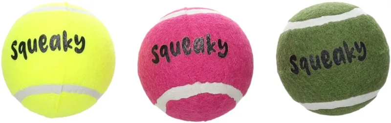 Hondenspeelgoed - Speelgoed Smash Tennisbal met geluid Meerkleurig - 1st by Flamingo – product photo
