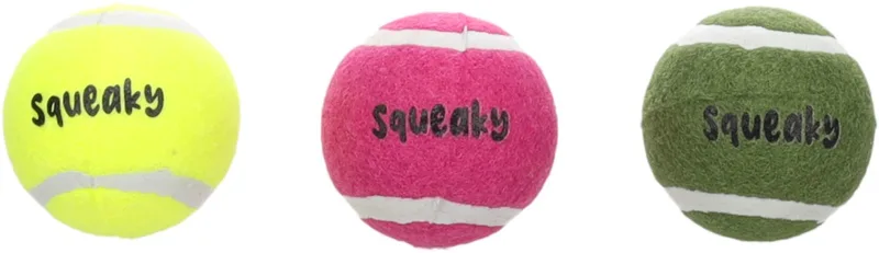 Hondenspeelgoed - Speelgoed Smash Tennisbal met geluid Meerkleurig - 1st de Flamingo – photo produit