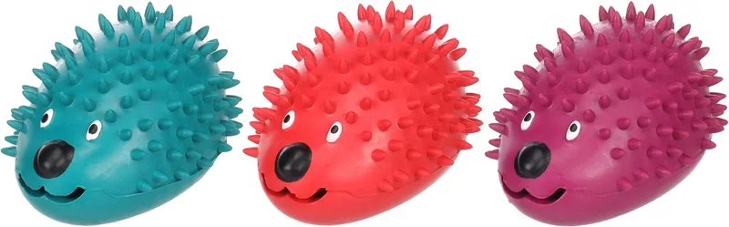 Hondenspeelgoed - Speelgoed Stako Egel Meerdere kleuren - 6,2 x 8,3 x 5,8cm - 1st fra Flamingo – produktbillede