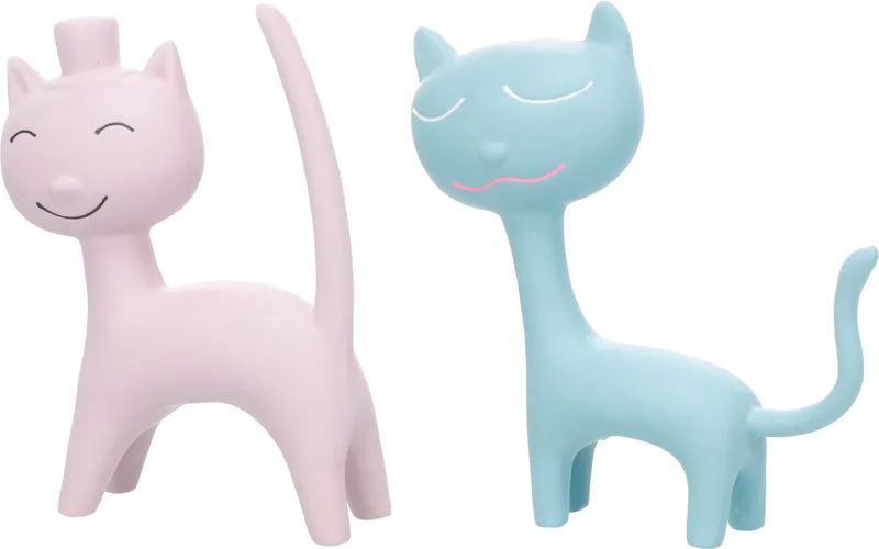 Hondenspeelgoed - Speelgoed Teelie Kat Meerdere kleuren - 14,5 x 4,6 x 15cm - 1st by Flamingo – product photo