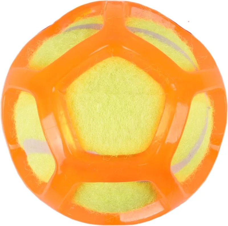 Hondenspeelgoed Tigo tennisbal - 7.5 cm by Flamingo in Yellow – product photo