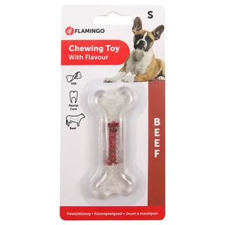 Hondenspeelgoed TPR Been met Rundsmaak - Bruin - 12 cm by Flamingo – product photo 3 of 3