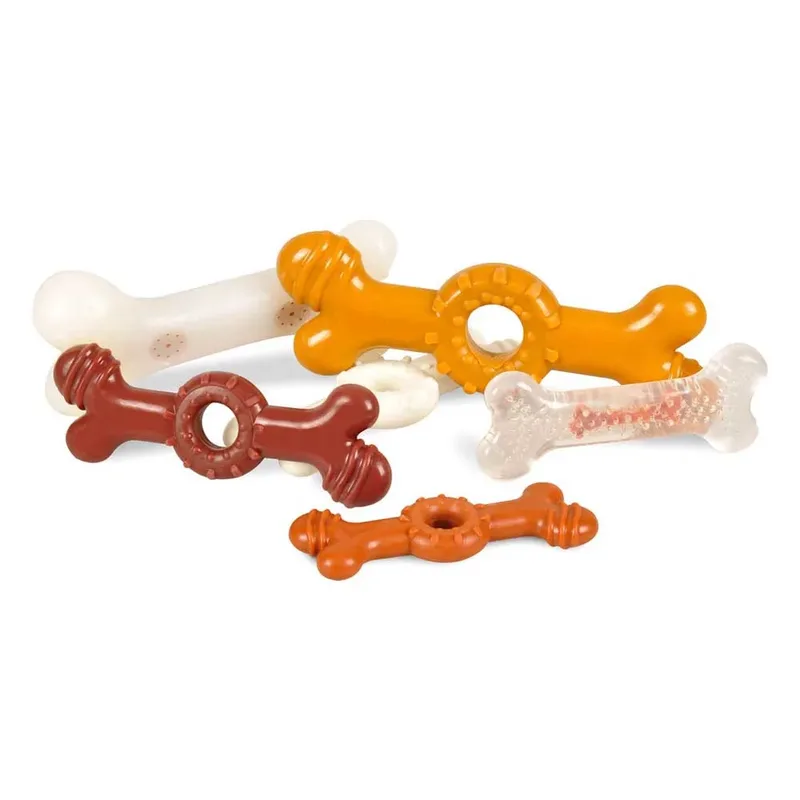 Hondenspeelgoed TPR Been met Rundsmaak - Bruin - 12 cm by Flamingo – product photo 2 of 3