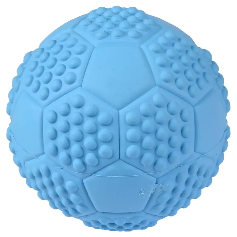 Hondenspeelgoed voetbal rubber - 7 cm by Flamingo in Multicolour – product photo 2 of 6