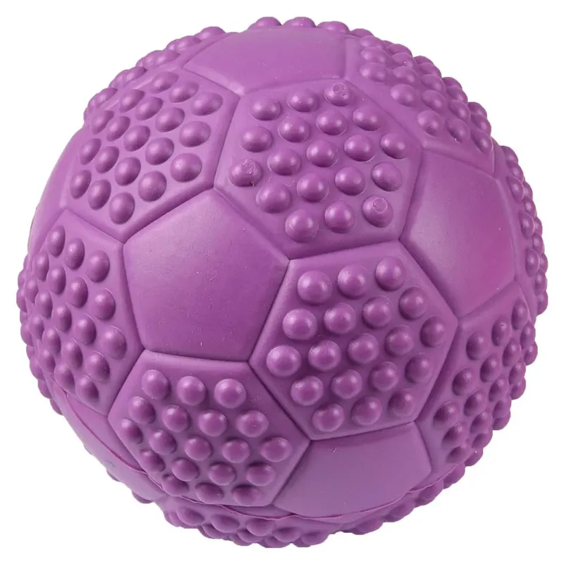 Hondenspeelgoed voetbal rubber - 7 cm by Flamingo in Multicolour – product photo 6 of 6