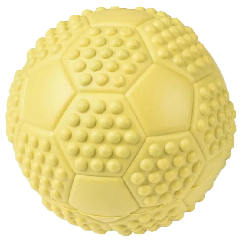 Hondenspeelgoed voetbal rubber - 7 cm by Flamingo in Multicolour – product photo 5 of 6
